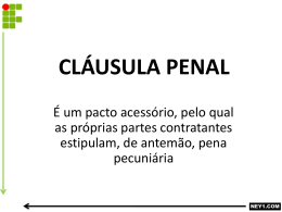 CLÁUSULA PENAL