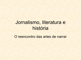 Jornalismo e literatura