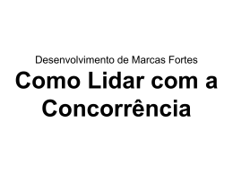 2. Identifica&ccedil;&atilde;o dos concorrentes