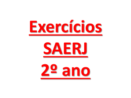 Slides exercícios SAERJ 2º ano (6258688)