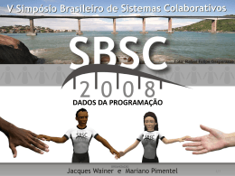 Apresentação SBSC 2008