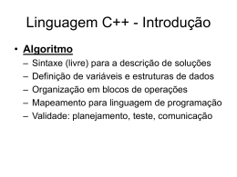 Linguagem C++