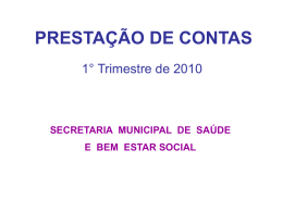 secretaria municipal da saúde - Prefeitura de Monte Belo