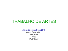 TRABALHO DE ARTES
