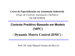 Dynamic Matrix Control (DMC) - Grupo de Controle Automação e