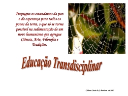 Educação Transdisciplinar