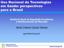 Uso Racional de Tecnologias em Saúde