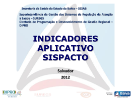 Indicadores do SISPACTO 17-07-201219