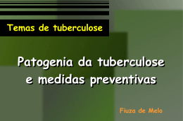 Patogenia da Tuberculose