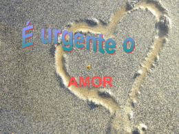É urgente o amor-8º