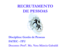 Recrutamento de Pessoas