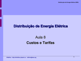 Distribuição de Energia Elétrica