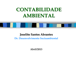 Contabilidade Ambiental