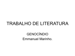 TRABALHO DE LITERATURA Marissol