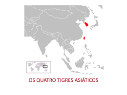 Os quatro Tigres asiáticos powerpoint
