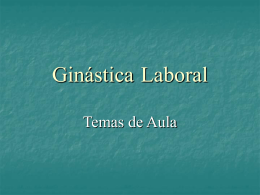 Ginástica Laboral