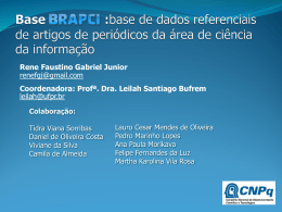 Apresenta&ccedil;&atilde;o Pr&eacute;-EBBC - Rene Faustino