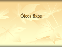 Lip&iacute;deos - &Oacute;leos fixos