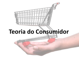 Teoria do Consumidor - Universidade Castelo Branco