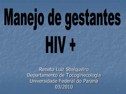 HIV - Secretaria de Estado da Saúde do Paraná