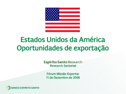 EUA - Forum Exportar Dezembro 2008_BES