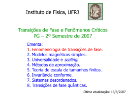 T - Instituto de Física / UFRJ