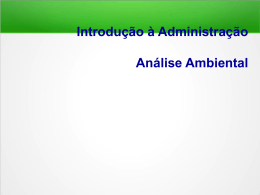 Análise Ambiental - Docente