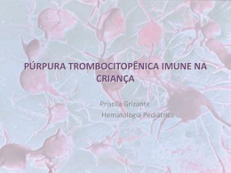 Púrpura Trombocitopênica Imune