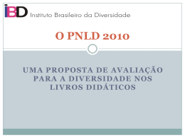 O PNLD 2010 - Abrelivros