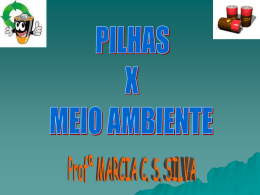 PILHAS X MEIO AMBIENTE