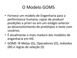O Modelo GOMS