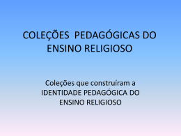 coleções pedagógicas do ensino religioso