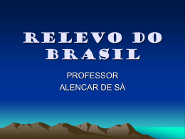 Relevo do brasil