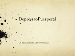 Depressão pós-parto