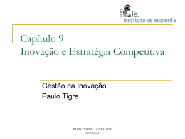 Capítulo 9 Inovação e Estratégia Competitiva