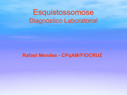 O Diagnóstico Laboratorial da Esquistossomose