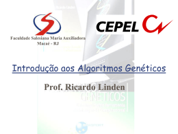 Aula introdutória sobre GA - Algoritmos Genéticos, por Ricardo Linden