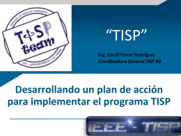 Desarrollando un plan de acción para implementar el programa TISP