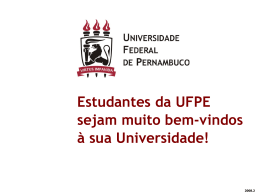Campus Recife - Pró-Reitora Acadêmica
