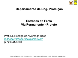 Estradas de Ferro &ndash; Via Permanete (Projeto)