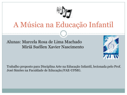 A Música na Educação Infantil