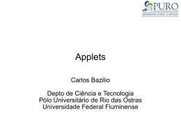 Applets - Universidade Federal Fluminense