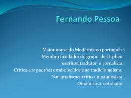 01/04/2014 - Fernando Pessoa