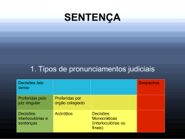SENTEN&Ccedil;A