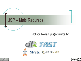 JSP – Mais Recursos