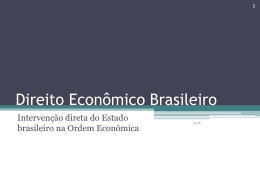 Direito Econômico Brasileiro