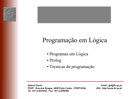 Programação em Lógica 1