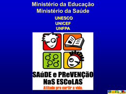 Encarte Saúde e Prevenção nas Escolas Censo Escolar 2005