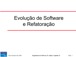 Engenharia de Software, 8ª. edição. Capítulo 21