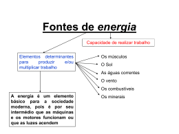 Fontes de energia
